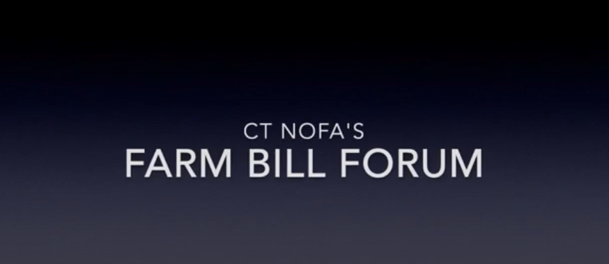 Farm Bill Forum Video Banner